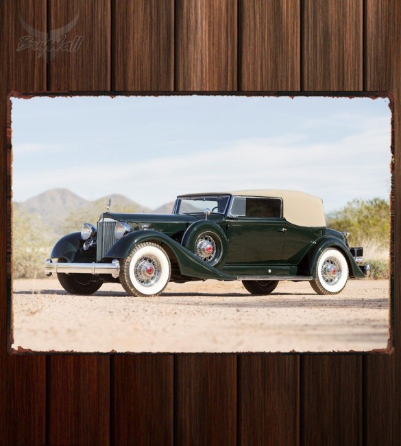 Металлическая табличка Packard Twelve Victoria Convertible by Dietrich 532 Металлическая табличка Packard Twelve Victoria Convertible by Dietrich 532